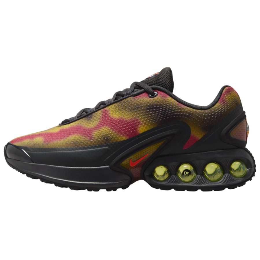 Nike Nike Air Max Dn Cushioning Abrasion Resistant Cushioning, Wear Resistant Low top Casual Shoes Unisex Black Yellow