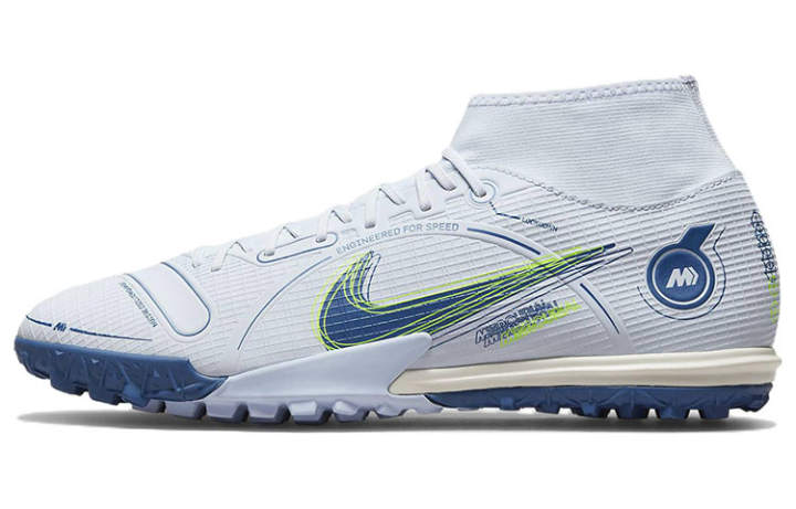 Nike Nike Mercurial Superfly 8 TF Turf Cushioning Slip Resistant Abrasion Resistant Coverage Support Soccer Shoes Unisex