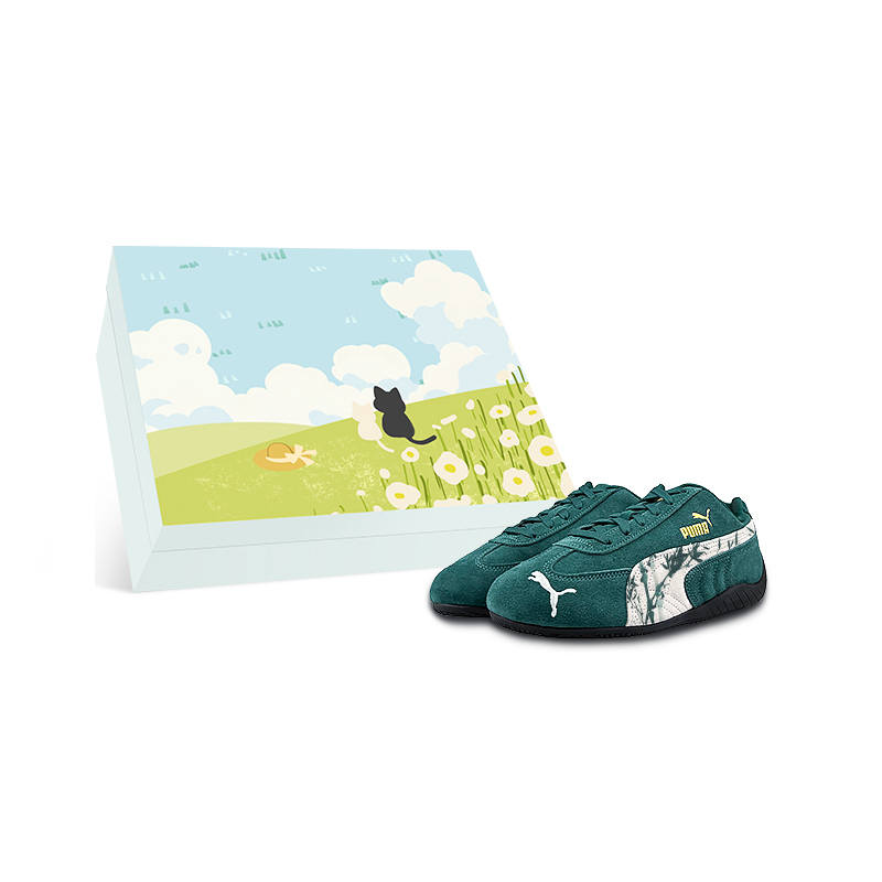 PUMA Speedcat Abrasion Resistant Low top Casual Shoes Unisex Green
