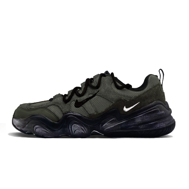 Nike Nike Tech Hera Ink Forest Shadow Fashion Trend Slip Resistant Abrasion Resistant Slip Resistant Abrasion Resistant