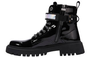 LNG Combat Boots Unisex Standard Black