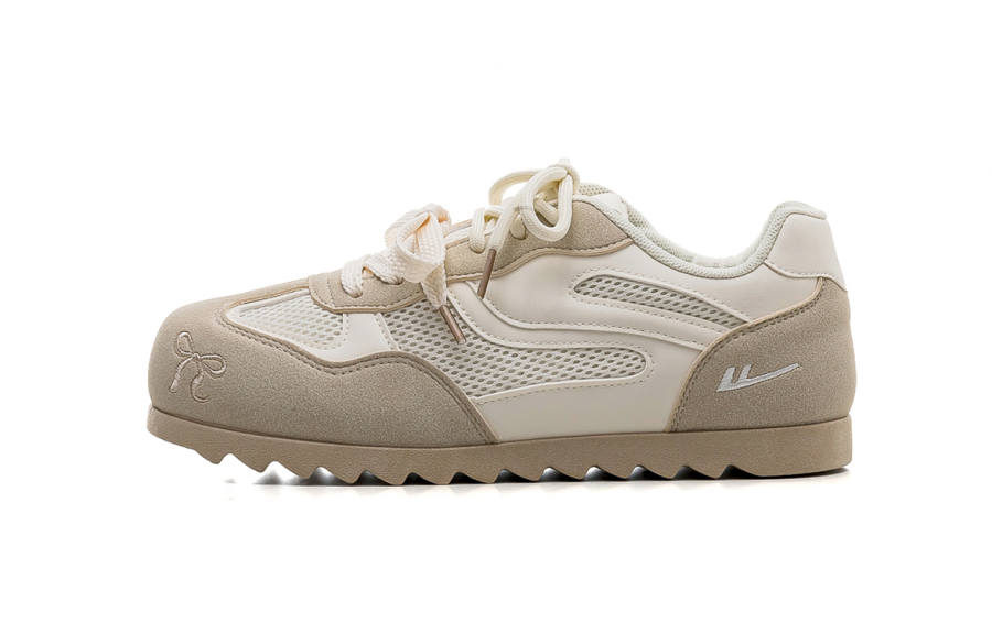 Warrior Abrasion Resistant Breathable Low top Casual Shoes Women's Beige Apricot