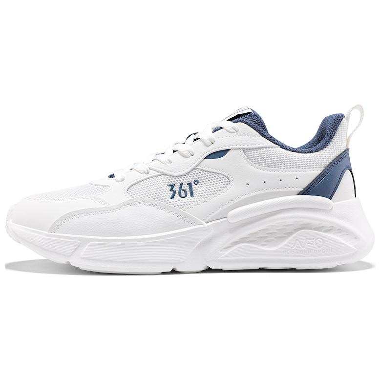 361° Slip Resistant Abrasion Resistant Low top Casual Shoes Men's White Blue