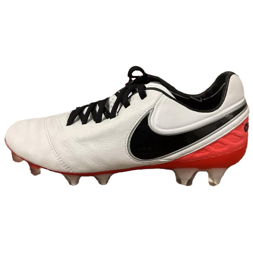 Nike Nike Tiempo Legend 6 Slip Resistant Abrasion Resistant Soccer Shoes Women's White Red