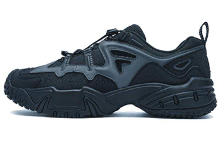 FILA FUSION KRIPTONITE Cushioning Abrasion Resistant Lightweight Low top Casual Shoes Men's Black Gray