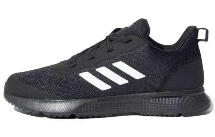 Adidas Adidas Adi Rush Abrasion Resistant Low top Casual Shoes Men's Black White