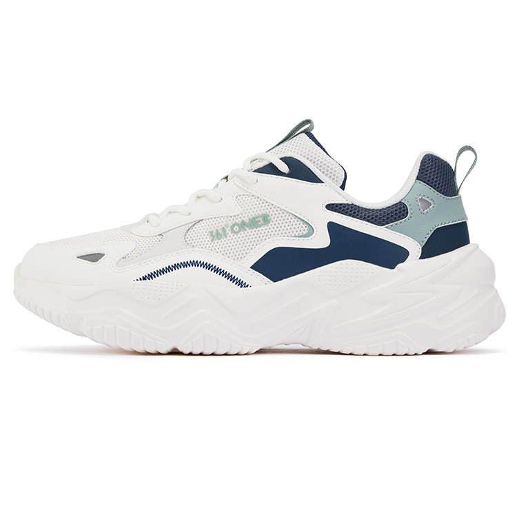 361° Croissant, Leather Mesh Abrasion Resistant Cushioning Abrasion Resistant Cushioning Low top Casual Shoes Men's
