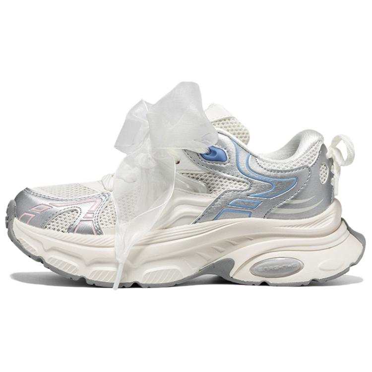 361° Wear resistant And Lightweight Low top Casual Shoes Women's Silver