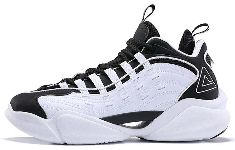 PEAK Mid top Casual Shoes Men's White Black