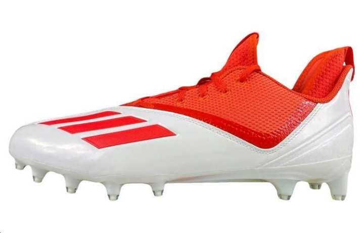 Adidas Adidas Adizero 21 Football Cleats 'White Orange'