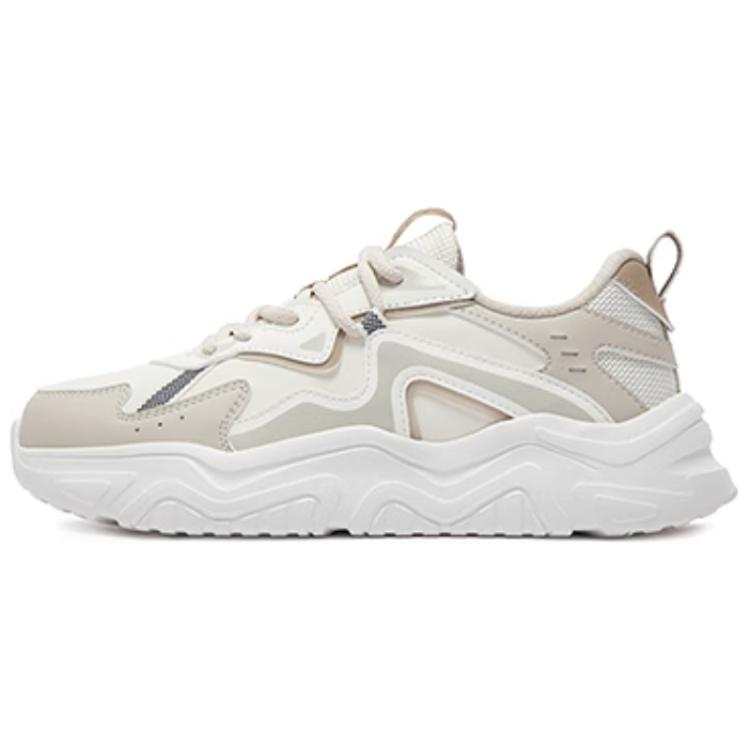 361° Slip Resistant Abrasion Resistant Slip Resistant Abrasion Resistant Low top Casual Shoes Women's White Beige