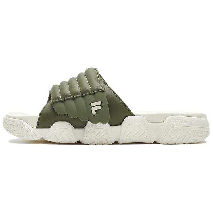 FILA FUSION BUSTER Slide Slippers Men's White Green