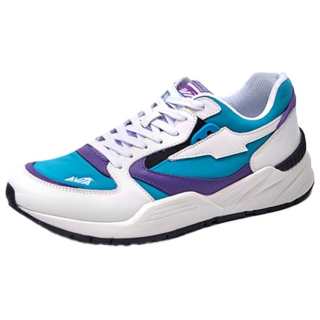 AVIA Slip Resistant Abrasion Resistant Low top Casual Shoes Unisex Blue Purple
