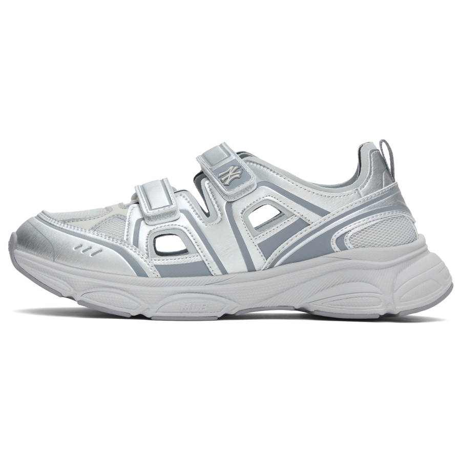 MLB New York Yankees Slip Resistant And Breathable Low top Casual Shoes Unisex Silver White