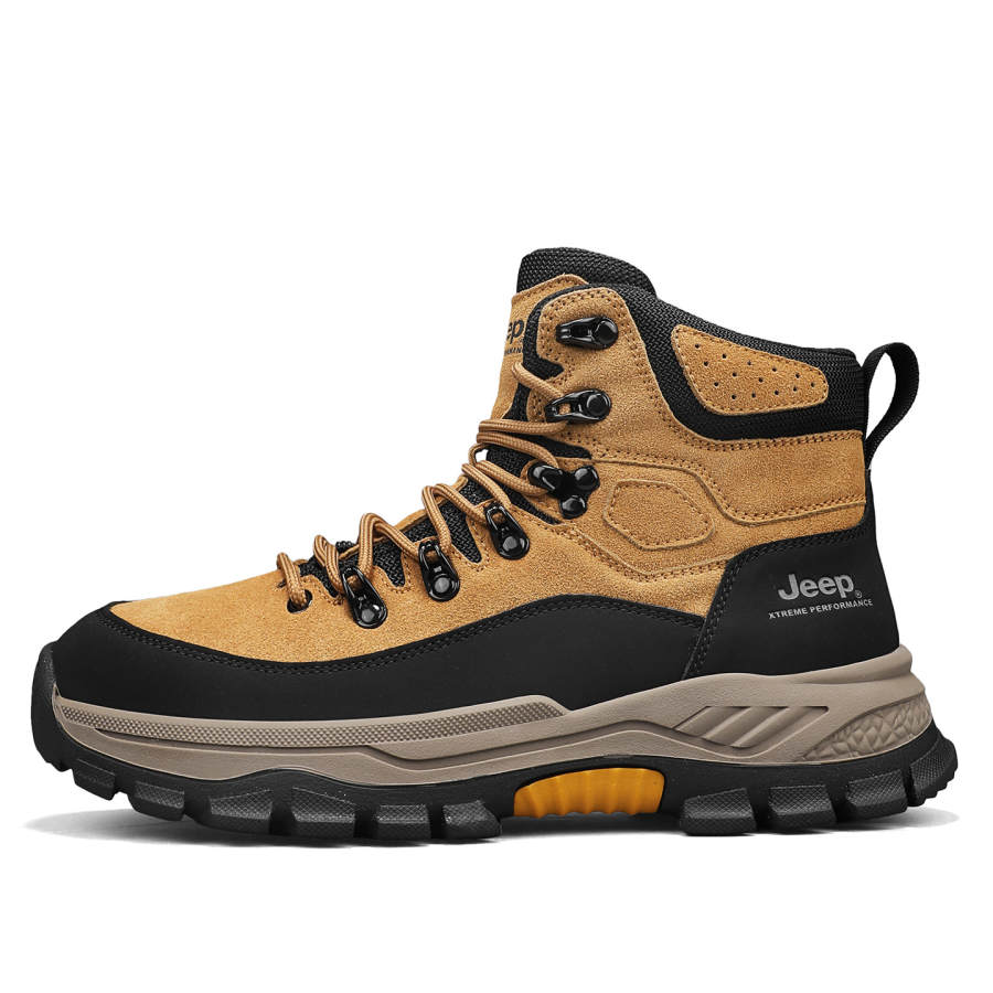 Jeep Combat Boots Men's Earth Yellow/Khaki/Black Gray