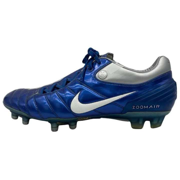 Nike Nike Total 90 Slip Resistant Abrasion Resistant Soccer Shoes Unisex Blue