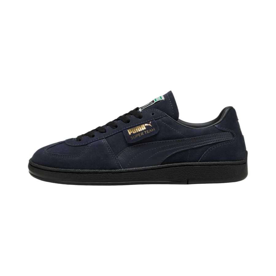 PUMA Super Team Suede Wear resistant And Lightweight Low top Casual Shoes Unisex Marine Blue