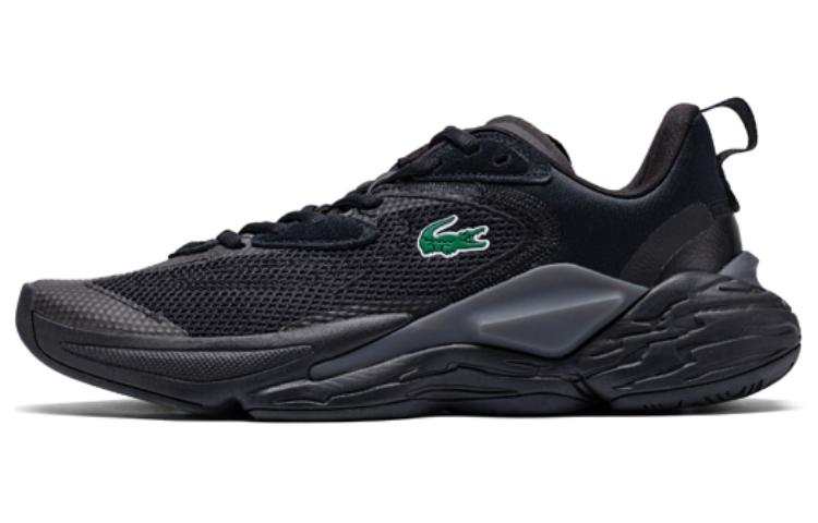 LACOSTE Fabric Low top Casual Shoes Women's Black