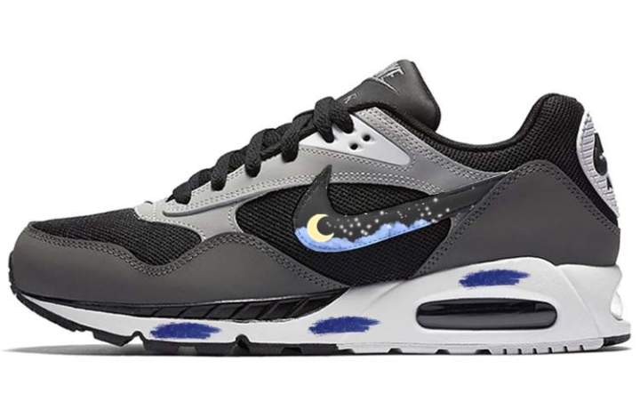 Nike Nike Air Max Correlate Fabric Slip Resistant Abrasion Resistant Low top Casual Shoes Unisex Black Gray