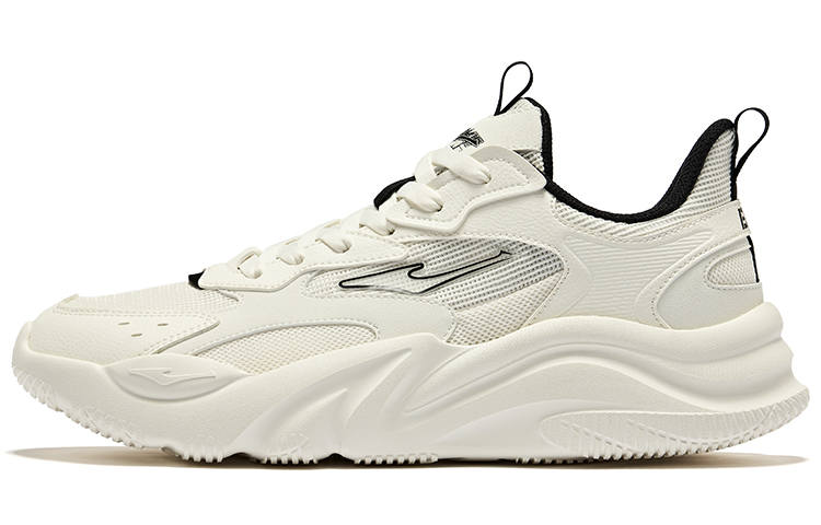 Erke Erke Floating Cloud Slip Resistant Abrasion Resistant Low top Casual Shoes Men's Microcrystal White