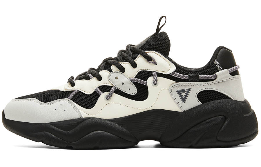 PEAK Le Yu Low top Casual Shoes Men's Beige Black Silver Gray