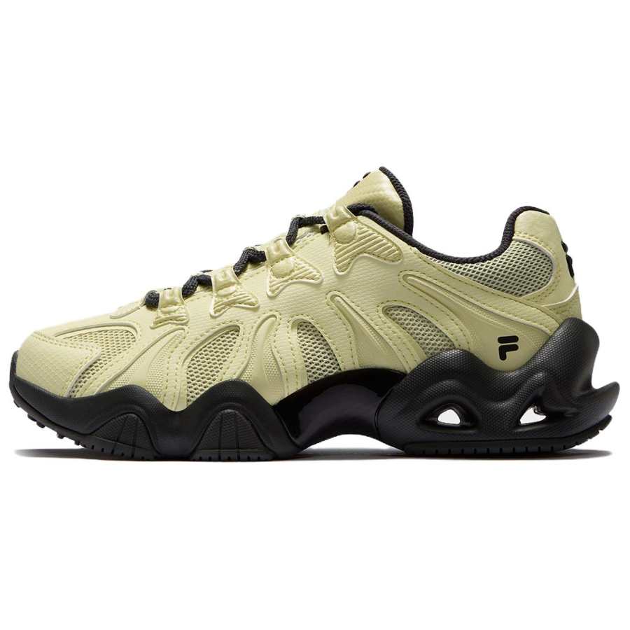 FILA FUSION Jagger Abrasion Resistant Abrasion Resistant Low top Casual Shoes Women's Yellow Black
