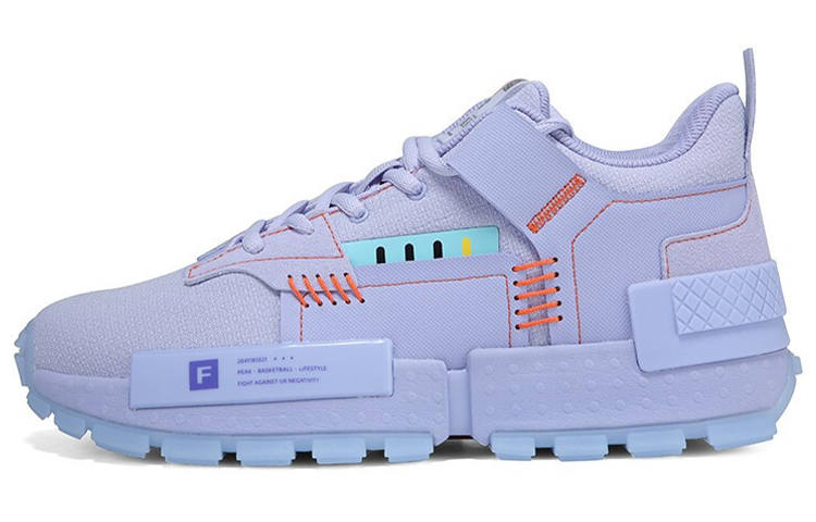PEAK Basketball Culture Cushioning, Wear Resistant Low top Sports Casual Shoes Women's Psychedelic Purple