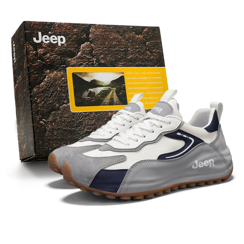 Jeep Cushioning Coverage Abrasion Resistant Low top Casual Shoes Men's