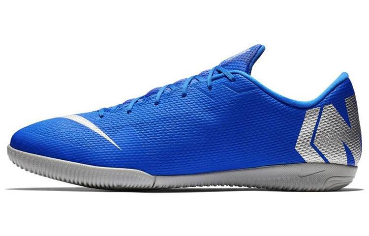 Nike Nike Mercurial Vapor 12 IC/in Indoor Fabric Cushioning Slip Resistant Abrasion Resistant Soccer Shoes Men's Blue