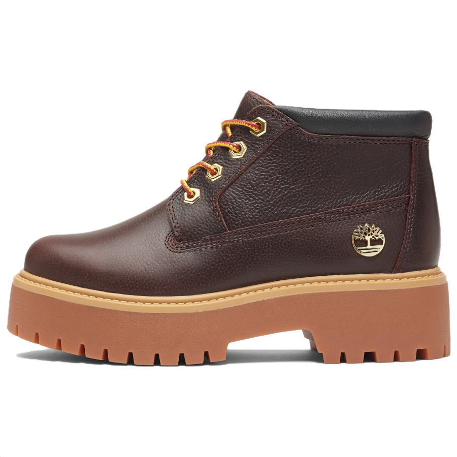 Timberland Ankle Length Combat Boots Women's Brown