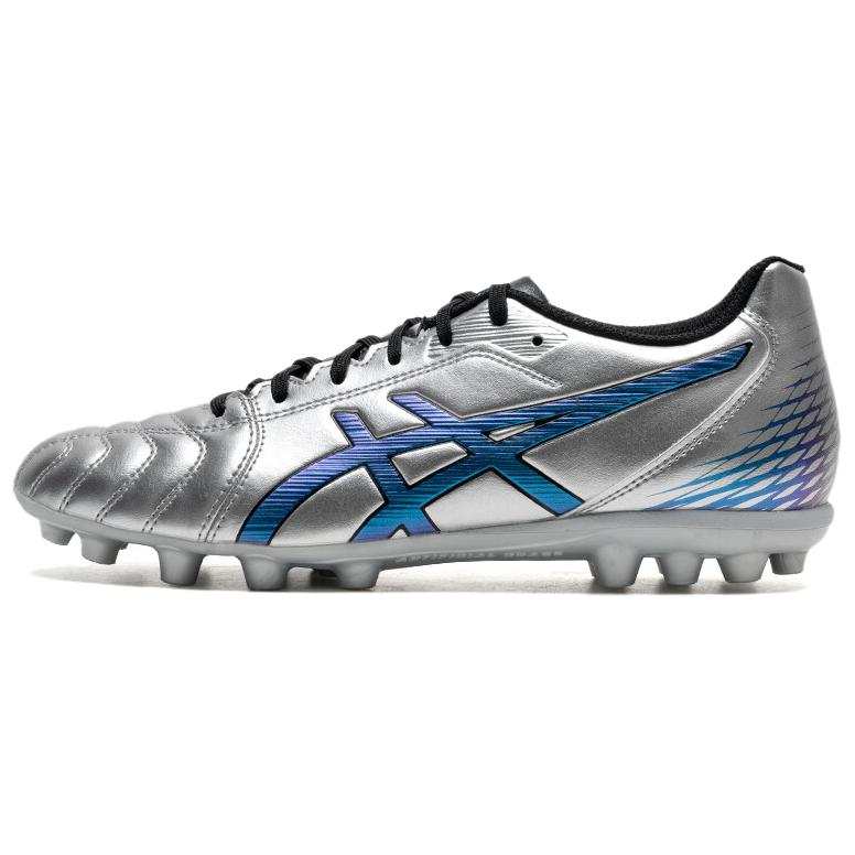 ASICS Ds Light Club Lightweight Abrasion Resistant Soccer Shoes Unisex Silver Blue