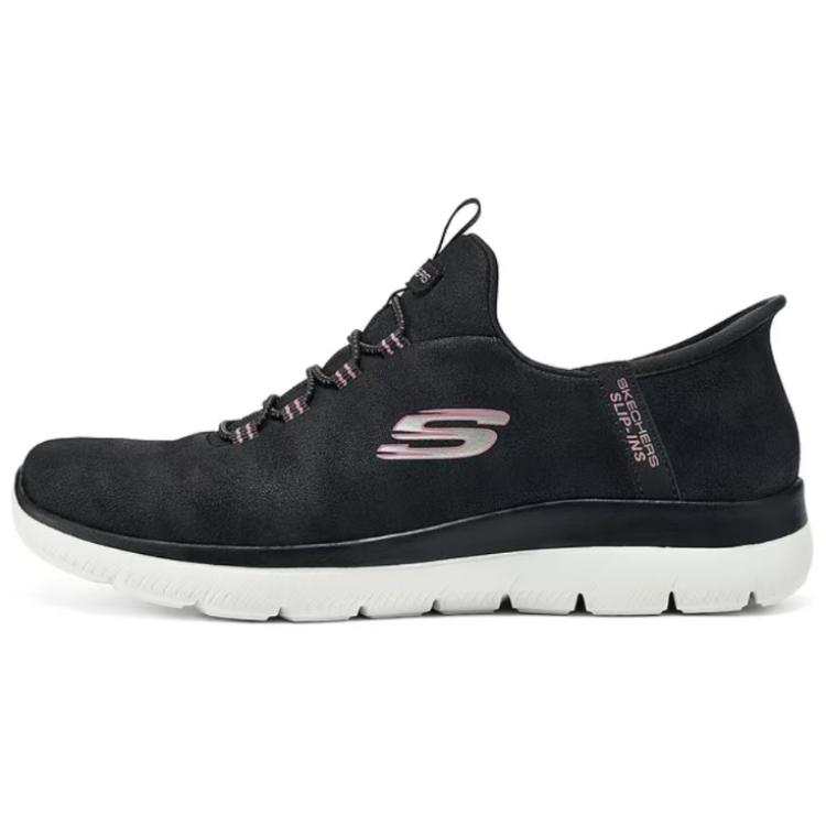 Skechers Sport Low top Casual Shoes Women's Black Pink