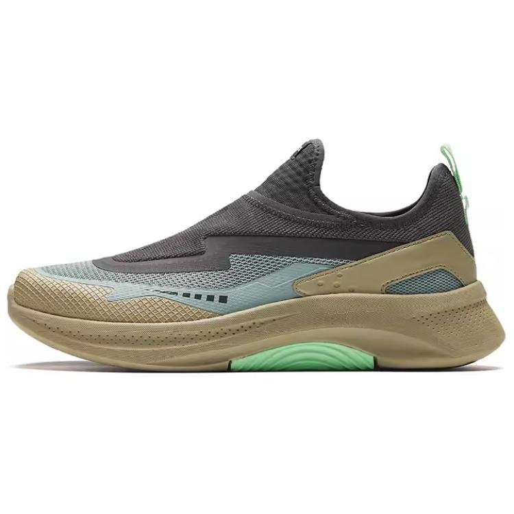 Anta Cushioning Abrasion Resistant Cushioning, Wear Resistant Low top Casual Shoes Men's Black Blue Green