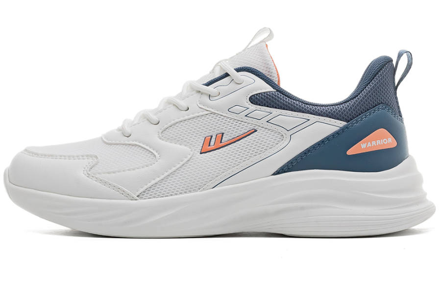 WARRIOR WARRIOR Low top Casual Shoes Men's White Ink Blue