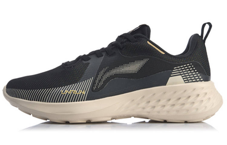Li-Ning Li Ning SOFT ELEMENT Comfortable Slip Resistant Abrasion Resistant Low top Casual Shoes Women's Black