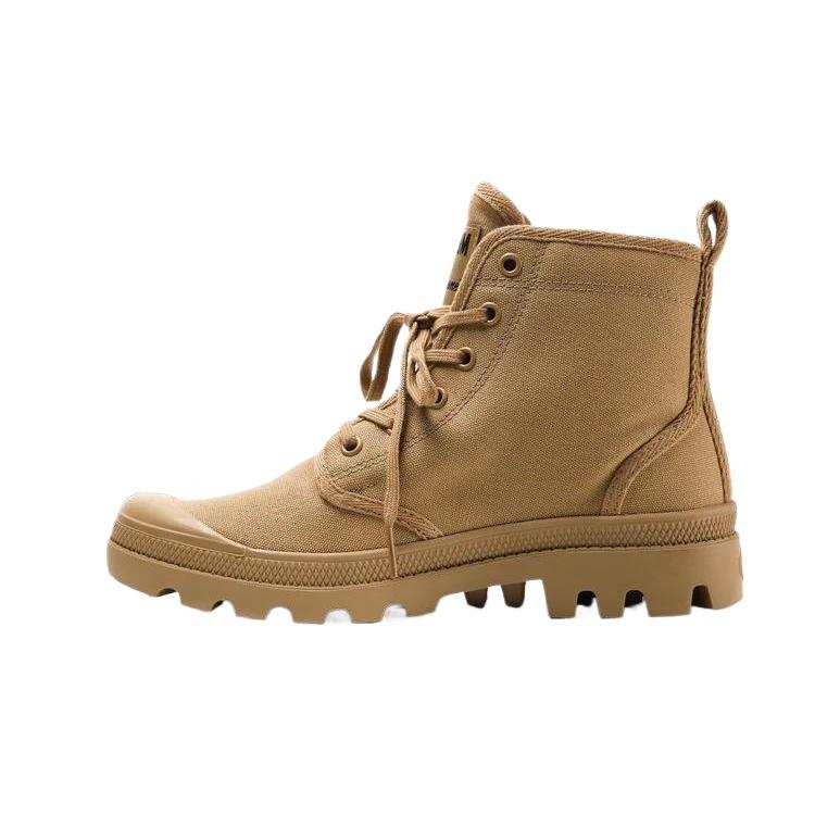 Palladium PALLABRUSSE X KITSUNE Combat Boots Unisex Brown