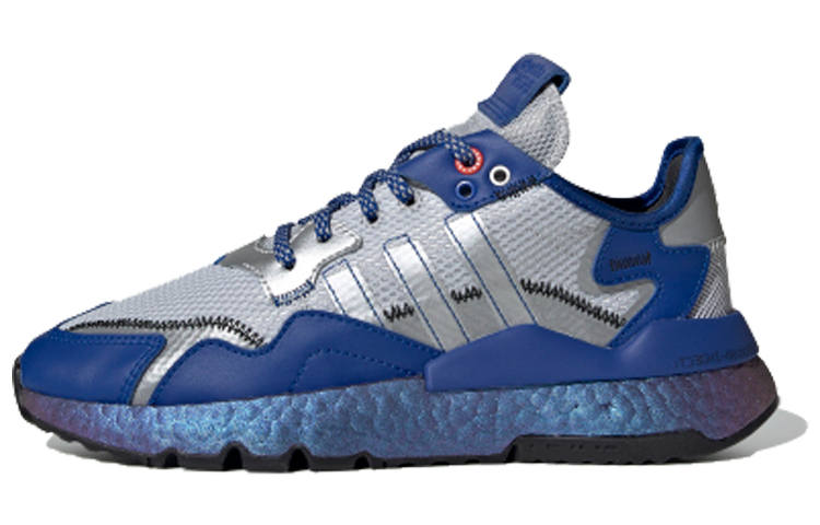 Adidas Originals Adidas Wmns Nite Jogger 'Silver Metallic Royal Blue' Women's