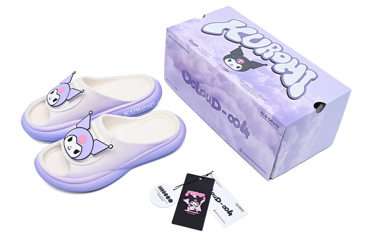 OLD ORDER Sanrio x OLD ORDER Quiet Slide Slippers Unisex Purple