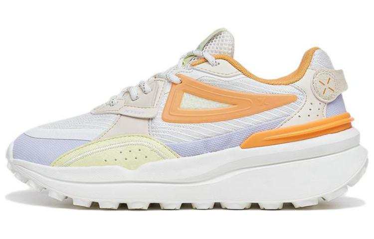 XTEP Light Year 1.0 Textile, Synthetic Leather Abrasion Resistant Low top Casual Shoes Women's