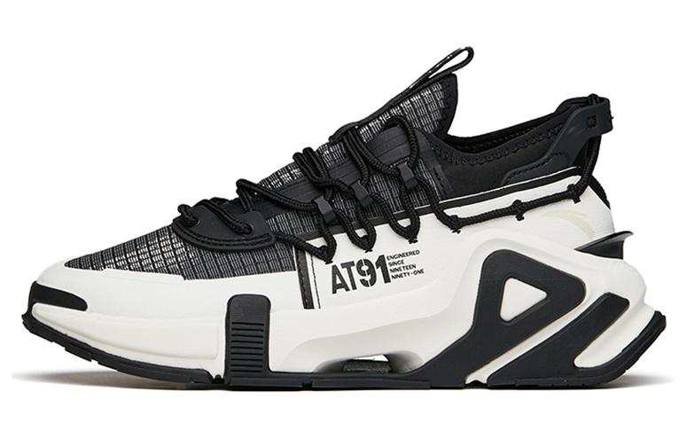 Anta AT91 Comfortable Slip Resistant Abrasion Resistant Low top Casual Shoes Women's Black White