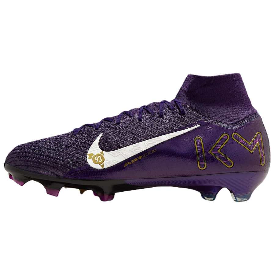 Nike Nike x Kylian Mbappé Mercurial Superfly 10 FG Firm Ground Slip Resistant Abrasion Resistant Soccer Shoes Men's
