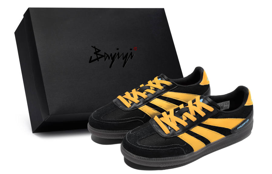 Adidas Adidas 811 Manufacturing, Rainbow Mirage Yellow, Special Shoe Box Low top Casual Shoes Unisex Black Yellow