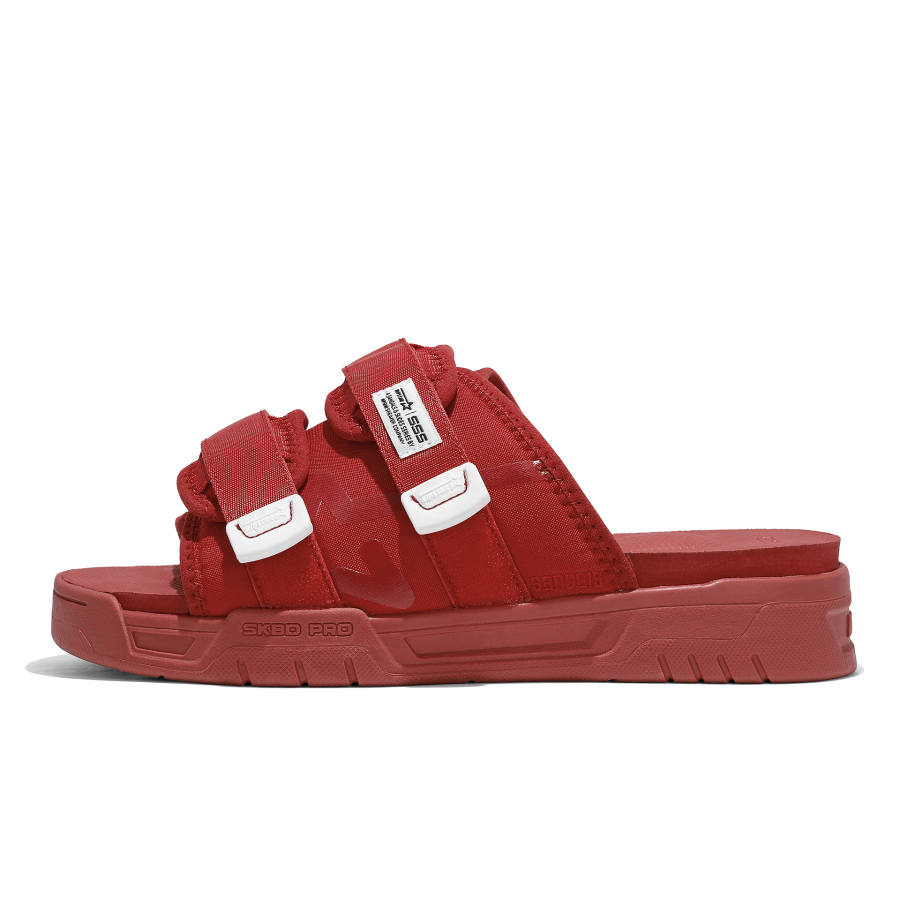 RIPSTAR Outing Slip Resistant Abrasion Resistant Quick Dry Slide Slippers Unisex Coral Red