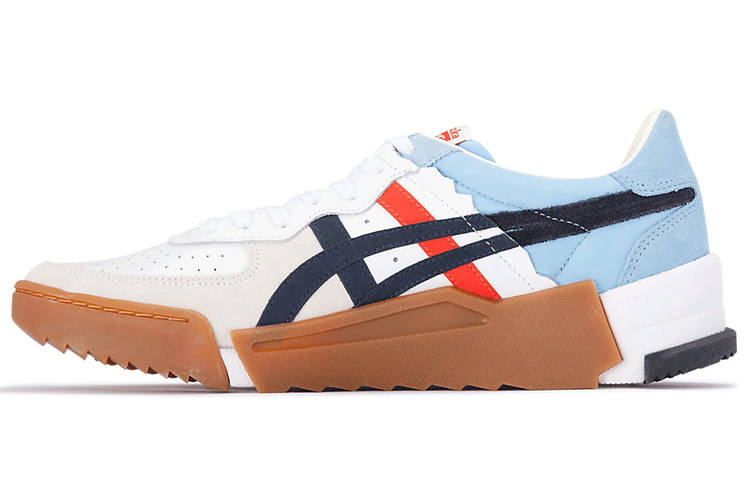 Onitsuka Tiger D Trainer GC Abrasion Resistant Slip Resistant Support Low top Casual Shoes Unisex White Blue Red