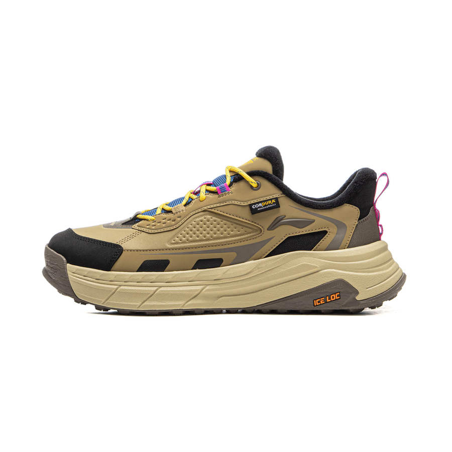 Li-Ning Li Ning Xingtu 2 LOW Cushioning Slip Resistant Abrasion Resistant Rebound Low top Casual Shoes Unisex Umber
