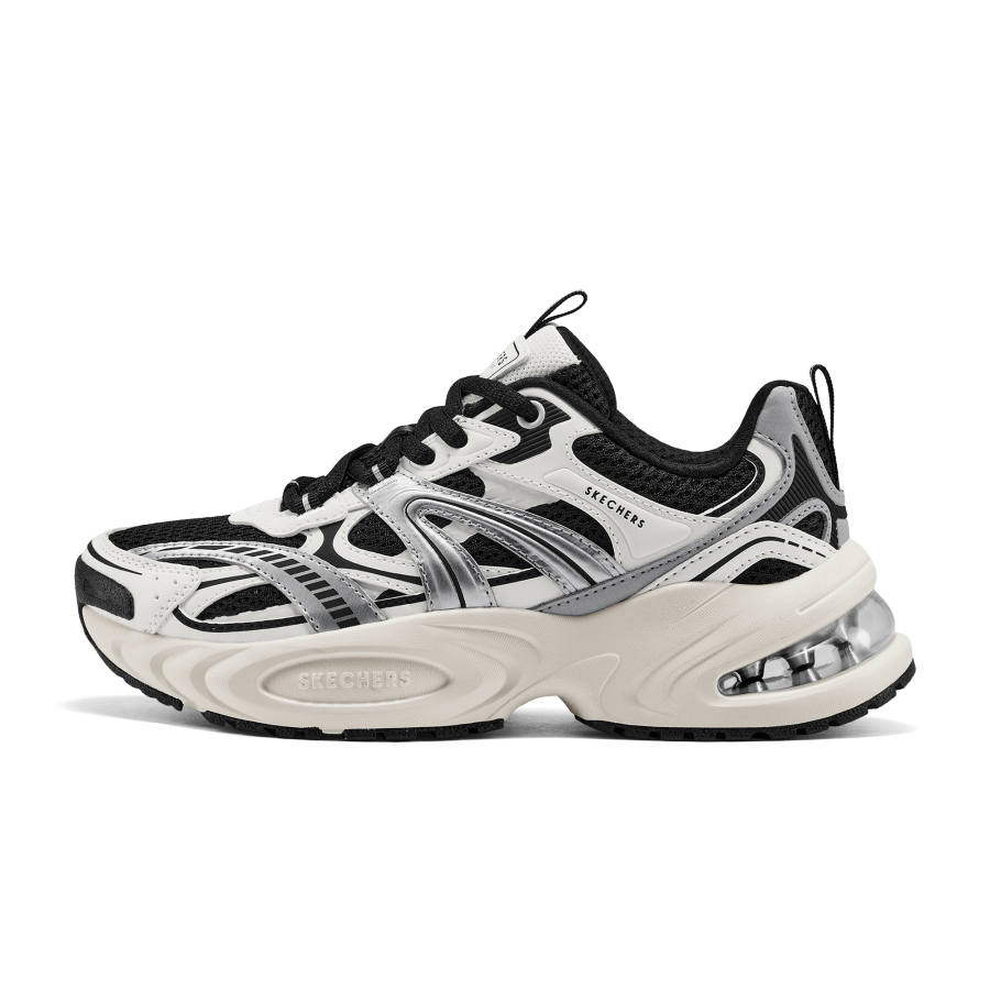 Skechers Rubber Low top Casual Shoes Women's Black White