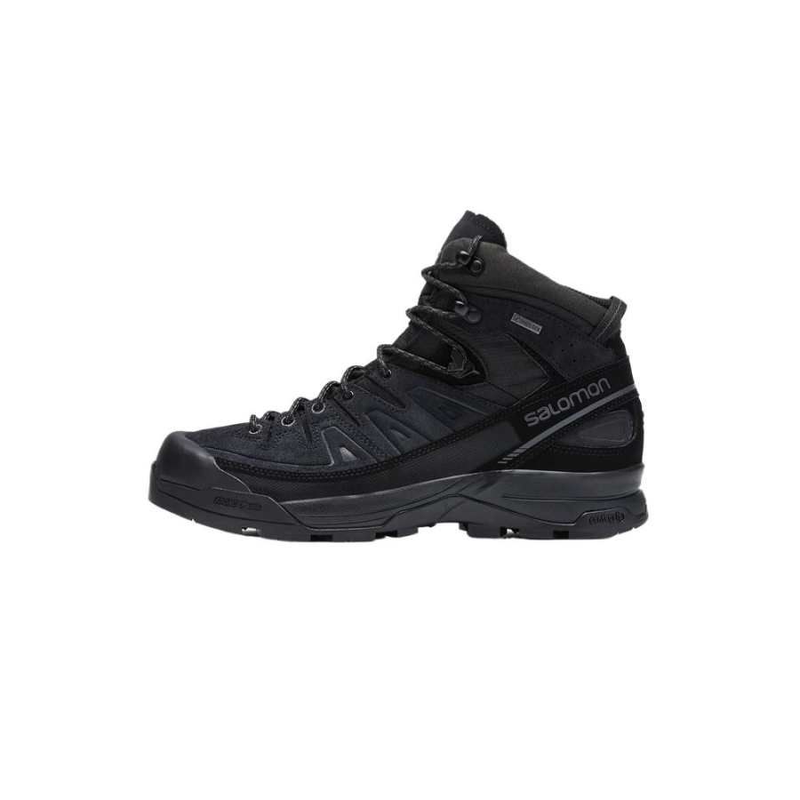 SALOMON X ALP Mesh, Suede Cushioning Waterproof And Breathable Mid top Casual Shoes Unisex Black