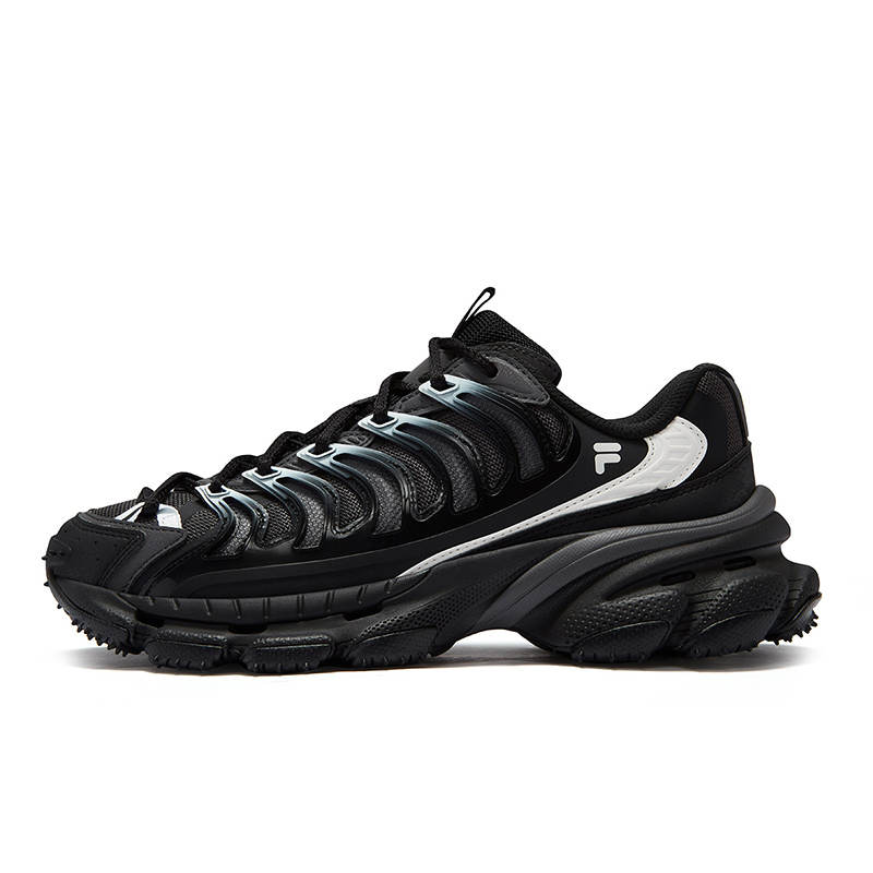 FILA FUSION BRACKET Starship Shoes Textile, Synthetic Leather Low top Casual Shoes Women's Black Gray