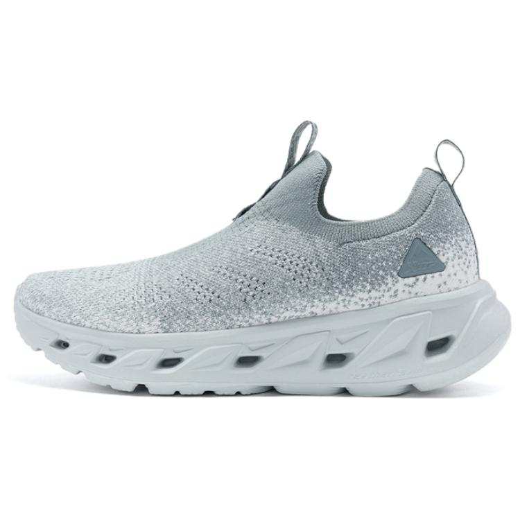 XTEP Slip Resistant Abrasion Resistant Low top Casual Shoes Women's Gray White