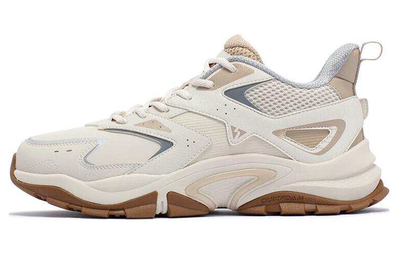 361° Comfortable Round Toe Low top Casual Shoes Men's White